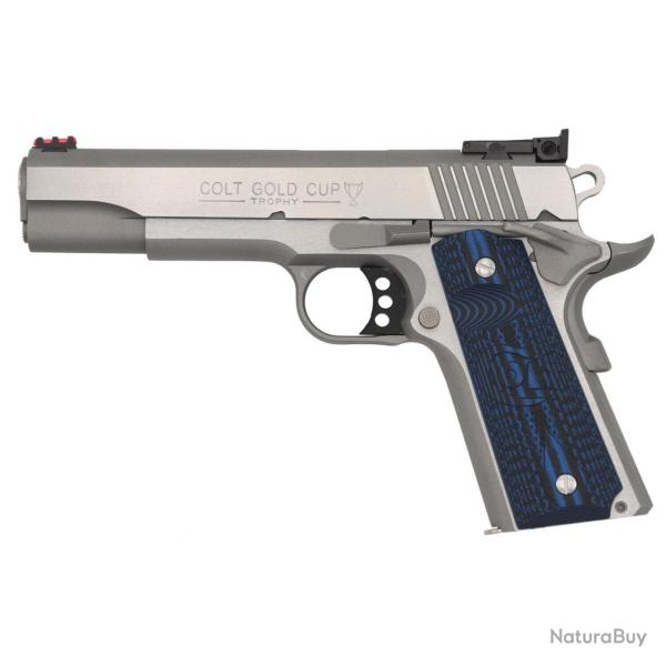 Pistolet Colt Gold Cup Lite 5" Inox Brosse .45 ACP