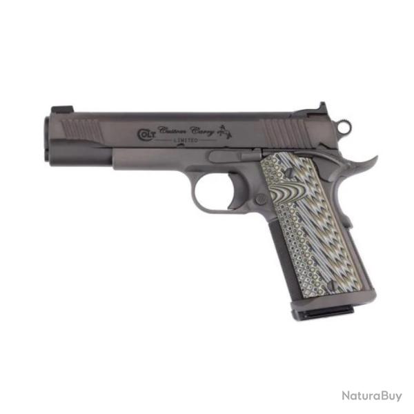 Pistolet Colt Custom Carry Govt .45 ACP 5" Stainless/Smoke DLC