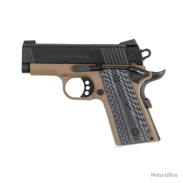 Pistolet Colt Defender .45 ACP 3" FDE Cerakote Blued