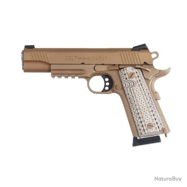 Pistolet Colt M45A1 Government .45 ACP 5" FDE DLC