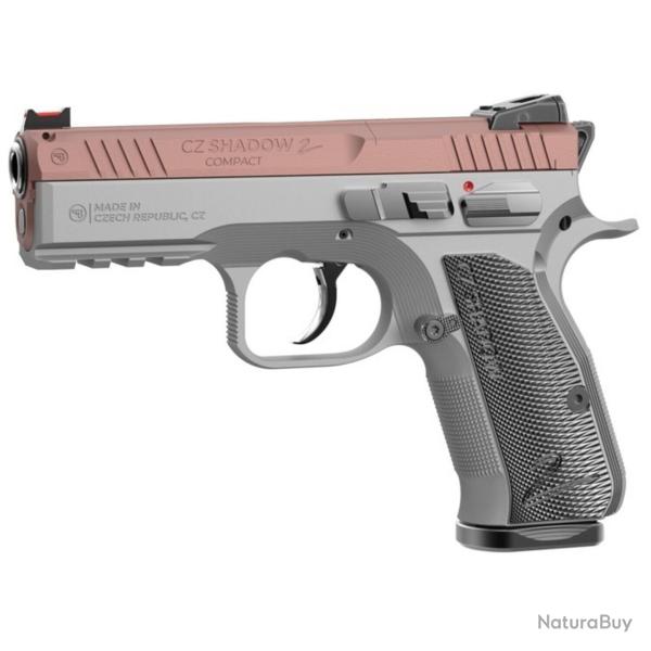 Pistolet CZ Shadow 2 Compact Industrial Rose 9x19 - 2 Chargeurs