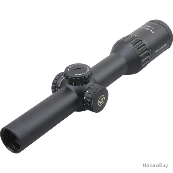 Vector Optics Lunette Continental X6 1-6x24 Sfp Ret Tactical Bdc