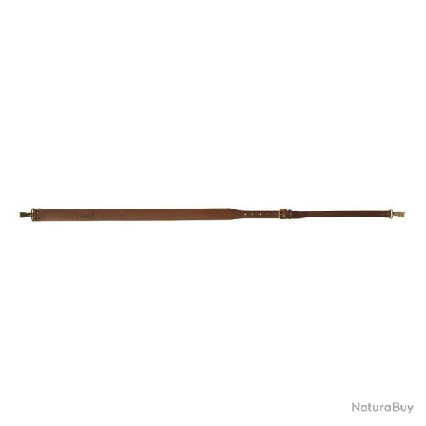 Bretelle fusil en cuir pleine fleur, mousquetons - Country Sellerie