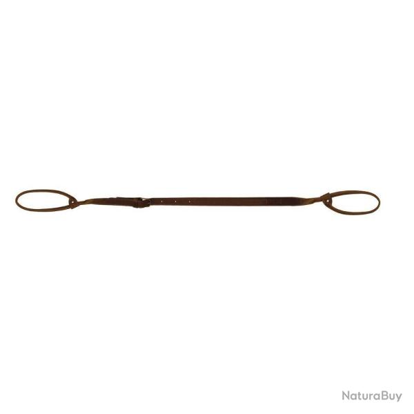 Bretelle en cuir pleine fleur double lasso - Country Sellerie
