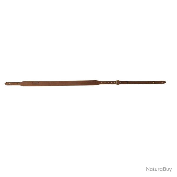 Bretelle fusil en cuir pleine fleur, boutons - Country Sellerie