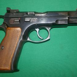 Pistolet CZ 85 en 9x19mm Plaquettes bois