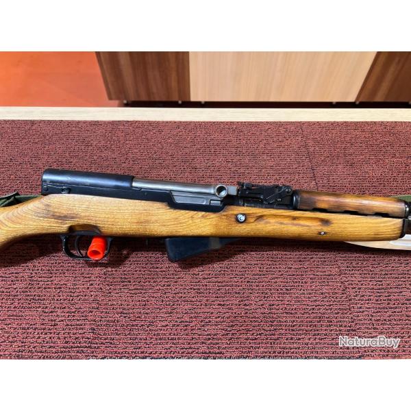 CARABINE SIMONOV SKS45 AVEC BAIONETTE CALIBRE 7.62X39 + OPTIQUE - OCCASION