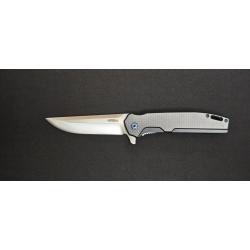 Couteau Pliant JKR-PRO 10002 - Manche Fibre de Carbone & G10 - Lame D2 Straight Back