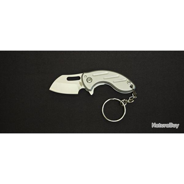 Couteau pliant JKR0856 - Porte-cl�s - Manche finition satin�e - Lame inox 2,9 cm