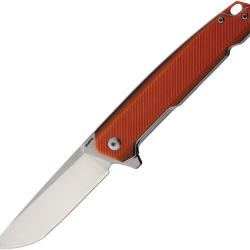 Couteau Pliant Marbles Linerlock A/O Orange G10 Lame Acier D2 Manche G10 MR638