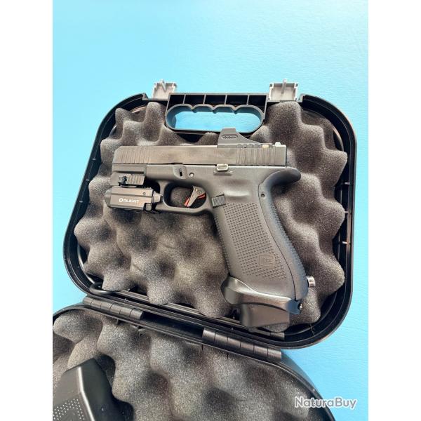 GLOCK 45 GEN5 HOLOSUN SCS DETENTE TIMNEY OLIGHT BALDR