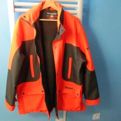 Veste battue fluo taille2XL
