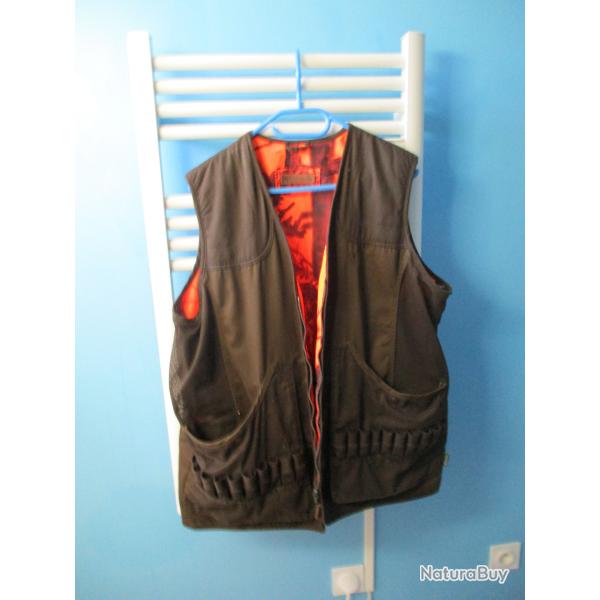 Gilet chasse fluo Percussion 2XL