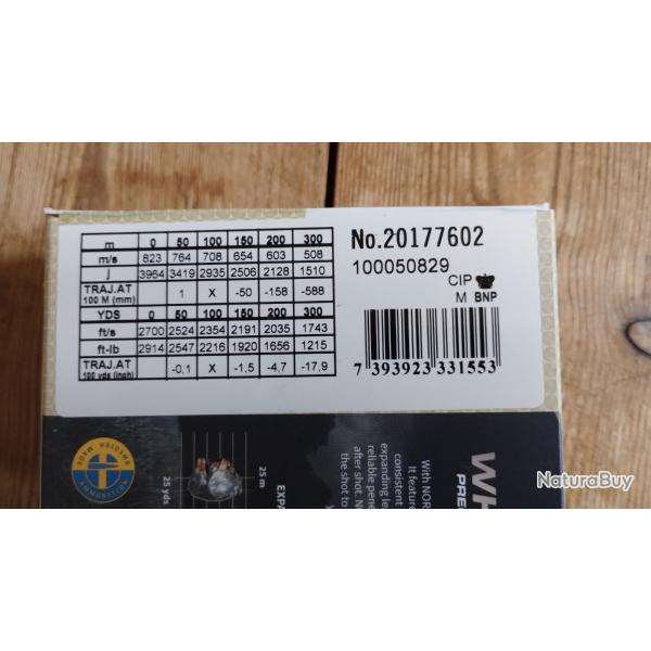 30-06 sprg Norma whitetail 180gr sp - bte 20