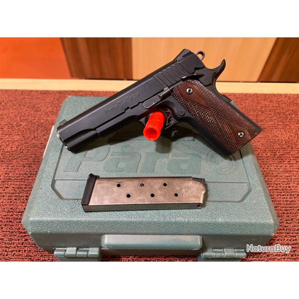 PISTOLET PARA ORDNANCE PXT MATCH 1911 CALIBRE 45ACP - 1 CHARGEUR ET MALLETTE - OCCASION
