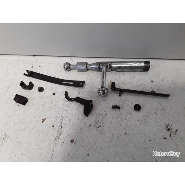 Lot de pieces pour carabine monocoup artisan stephanois cal.22lr