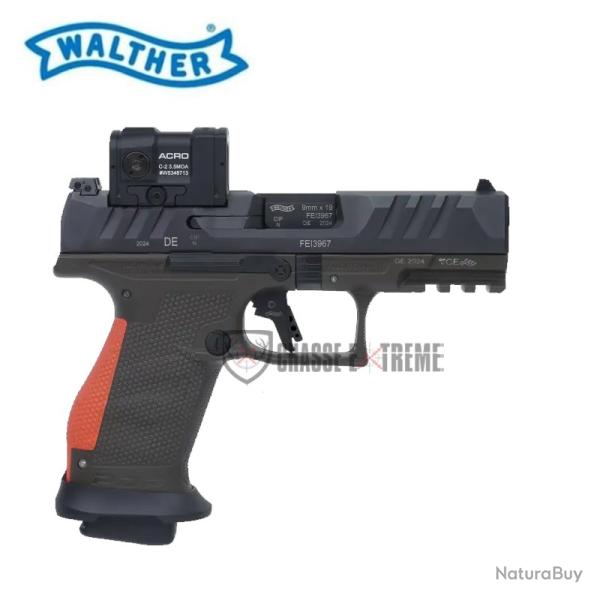 Pistolet WALTHER PDP Hunter Pro Compact Cal 9x19 Set Aimpoint ACRO + Holster