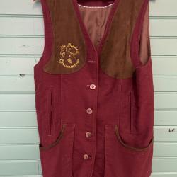 Gilet de chasse en Loden Laksen Femme