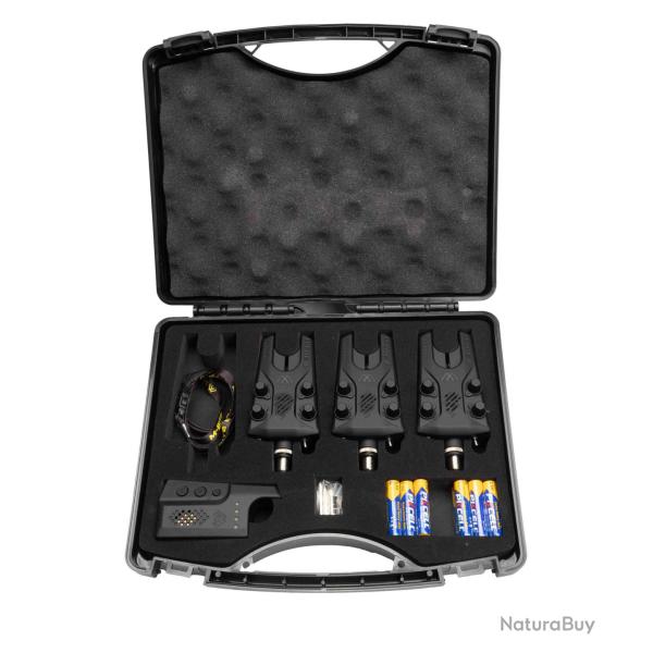DETECTEUR DE TOUCHE - CARP - M-BITE II (SET 3+1) - 1 set.
