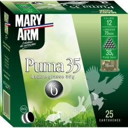 CARTOUCHES MARY ARM CAL12/70 PUMA 35 BG 6