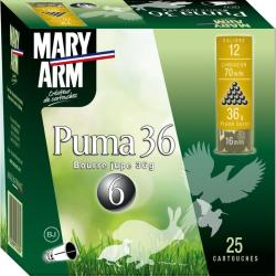 CARTOUCHE MARY ARM CAL 12/70 PUMA 36 BJ 8
