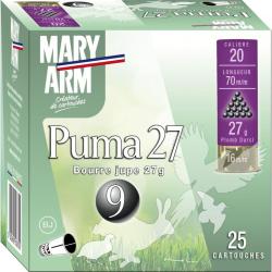 CARTOUCHES MARY ARM CAL20/70 PUMA 27 BJ 6