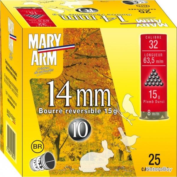 CARTOUCHES MARY ARM CAL14MM 9
