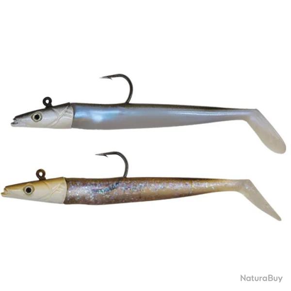 LEURRE SOUPLE ADAM'S LANCEEL 120MM - NATURAL MINNOW + WAGASAKI (2PCS)