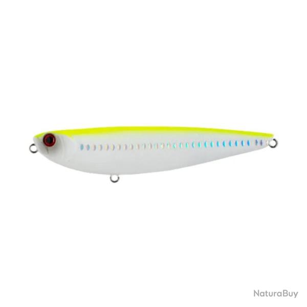 POISSON NAGEUR ADAM'S PENCIL BASS HUNTER 100FB WHITE YEL BACK SKYLIT