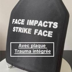 PLAQUE BALISTIQUE AK47 AVEC ANTI TRAUMA