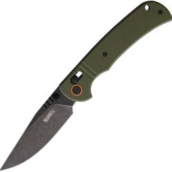 Couteau Pliant Marbles Slide Lock Green G10 Lame Acier Inox Manche G10 MR694