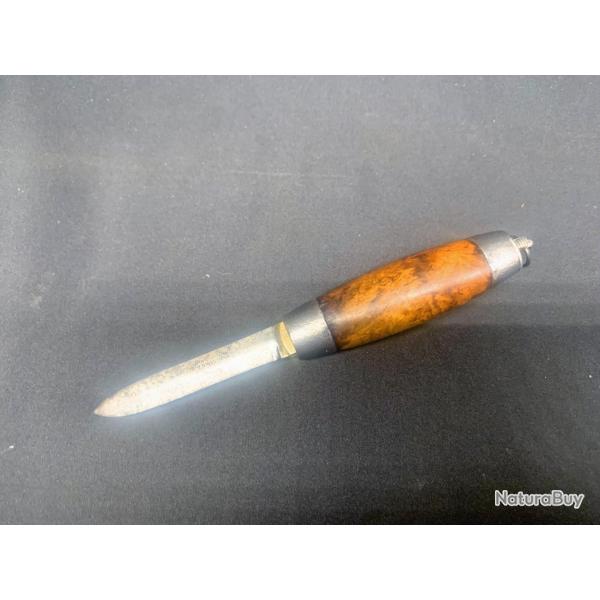 SUPERBE COUTEAU TONNEAU DE MORUTIER SUEDOIS 1874 J.ENGSTROM, A VOIR PUUKO