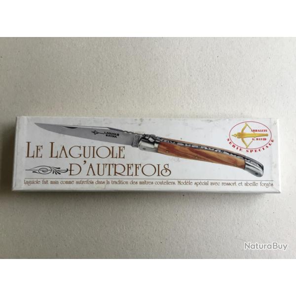COUTEAU LAGUIOLE D'AUTREFOIS - G DAVID - SERIE SP�CIALE ARBAL�TE
