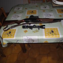 Carabine winchester  7x64 SXR Vulcan avec point rouge et lunette