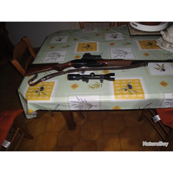 Carabine winchester  7x64 SXR Vulcan avec point rouge et lunette