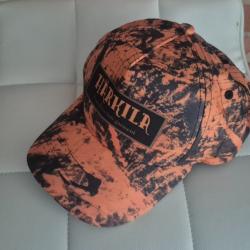 casquette harkila camo orange foret