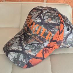 casquette harkila camo orange