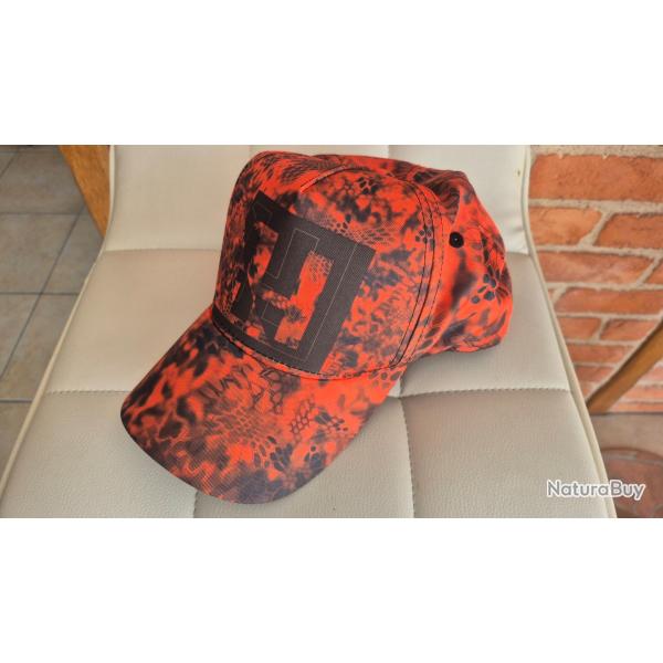 casquette harkila camo orange