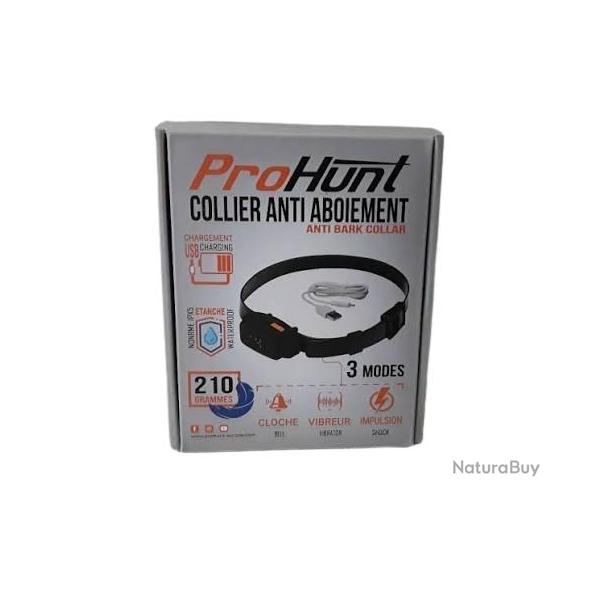 Collier Anti-aboiement rechargeable PROHUNT