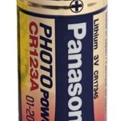 Pile PANASONIC lithium cr123 3V