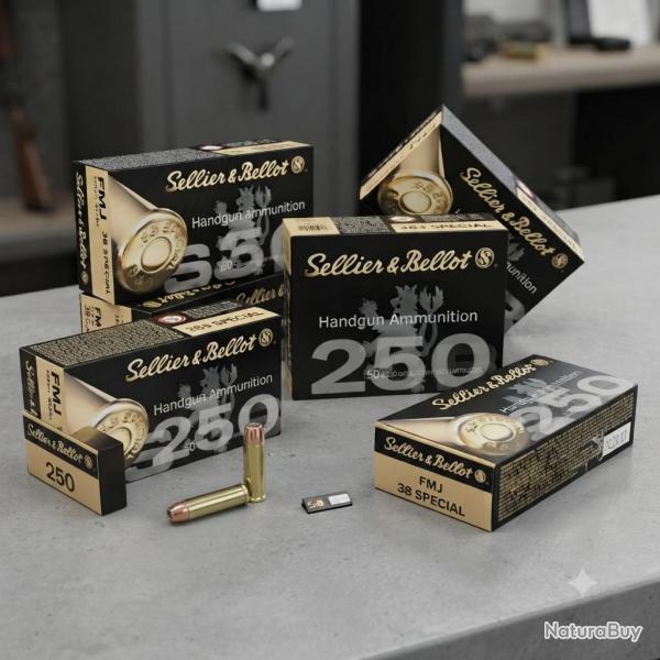 VENTE FLASH SELLIER BELLOT cal.38 Sp�cial FMJ /250