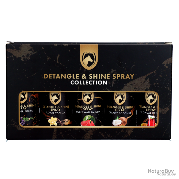 Detangle & Shine Spray Gift Set - Ref EQDR8060A - EAN 8716759666191 - Excellent Horse