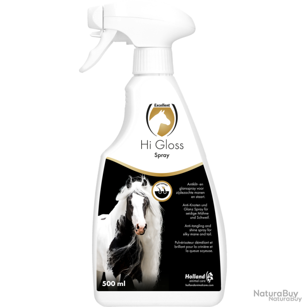 Excellent Horse Hi Gloss Spray - Ref EQST00500 - EAN 8716759455177 - Livraison rapide