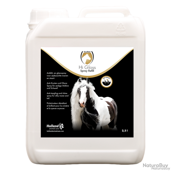 Excellent Horse Hi Gloss Spray - Ref HOUB2500 - EAN 8716759455184 - Livraison rapide