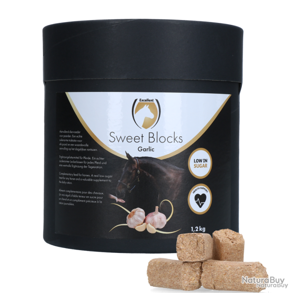 Excellent Horse Sweet Blocks Garlic - Ref SWEE006AD - EAN 8716759615526 - Livraison rapide