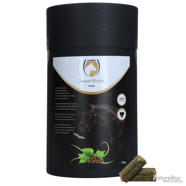 Excellent Horse Sweet Blocks Herbs - Ref SWEE007 - EAN 8716759453821 - Livraison rapide
