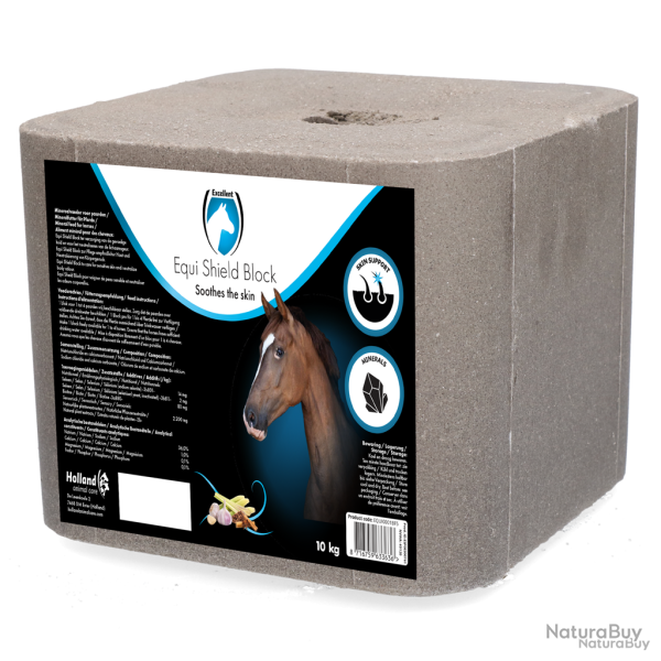 Excellent Horse Shield Block - Ref EQUI0001BF5 - EAN 8716759633636 - Livraison rapide