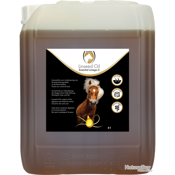 Excellent Horse Linseed Oil - Ref FOUR0005 - EAN 8716759002890 - Livraison rapide