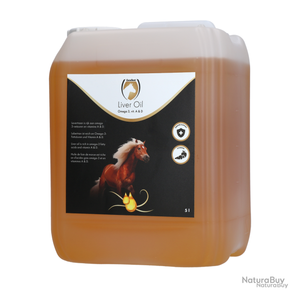 Excellent Horse Liver Oil - Ref LEVE005000 - EAN 8716759003767 - Livraison rapide