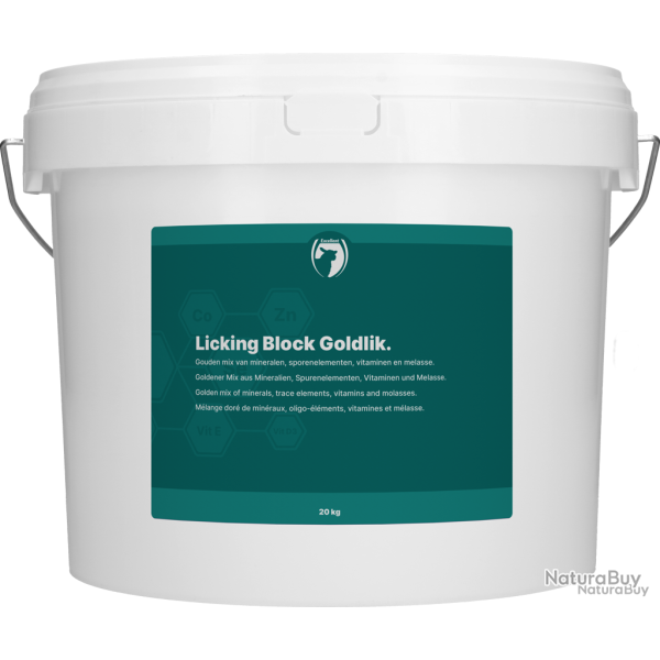 Excellent Lick Bucket Goldlik (Sheep/lamb) - Ref LIKB006 - EAN 8716759442498 - Livraison rapide